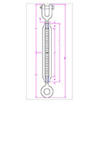 Turnbuckle Assemblies - Jaw & Eye