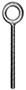 HDG-Plain Eyebolts, Long Shank